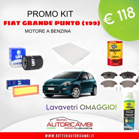 Kit Tagliando + Pastiglie freno Fiat G. Punto motore a Benz
