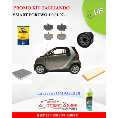 Kit tagliando SMART FORTWO (451) 1.0 01.07-