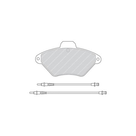Kit pastiglie freno CITROEN XANTIA, XANTIA/KOMBI 1.8-2.0D 03.93-04.03*