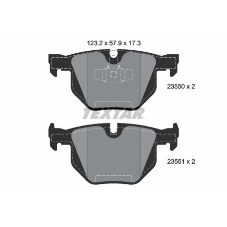 Kit pastiglie freno BMW 3 (E90), 3 (E91), 3 (E92), 3 (E93), X1 (E84) 2.0D-3.0D 12.04-12.13*