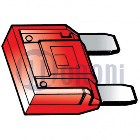 Maxifusibile a lama A50 AMP - Rosso