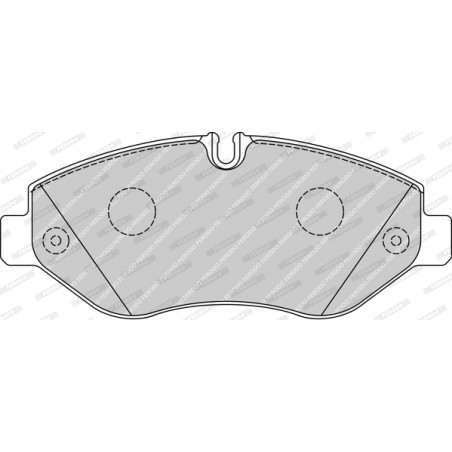 Pastiglie freno IVECO DAILY III, DAILY IV, DAILY LINE, DAILY TOURYS, DAILY V, DAILY VI 8140.43C-F1CGL411C 05.99-