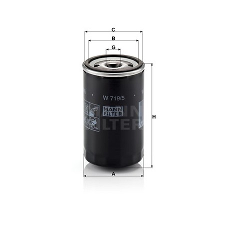 Filtro olio AUDI