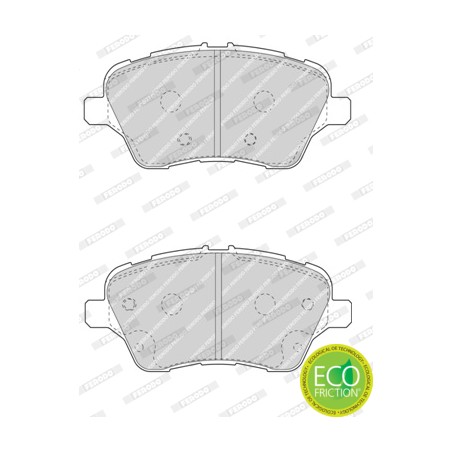 Kit pastiglie freno, Freno a disco FORD B-MAX, FIESTA VI, TOURNEO COURIER B460, TRANSIT COURIER B460, SUZUKI ERTIGA, SWIFT V