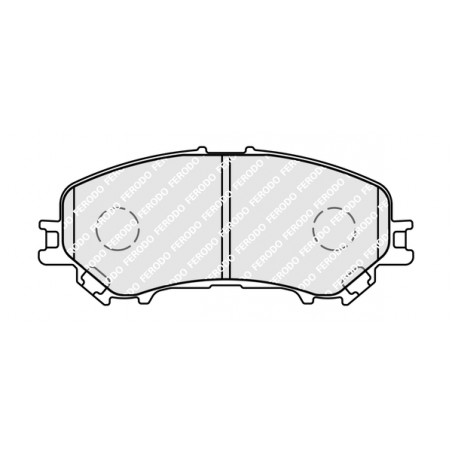 Kit pastiglie freno, Freno a disco Ant. NISSAN QASHQAI II, X-TRAIL, X-TRAIL III, RENAULT KADJAR, KOLEOS II