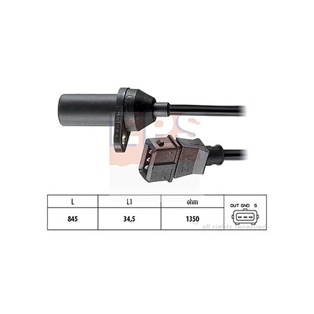 Generatore di impulsi, Albero a gomiti FIAT PANDA, SEICENTO / 600 0.9/1.1 02.95-