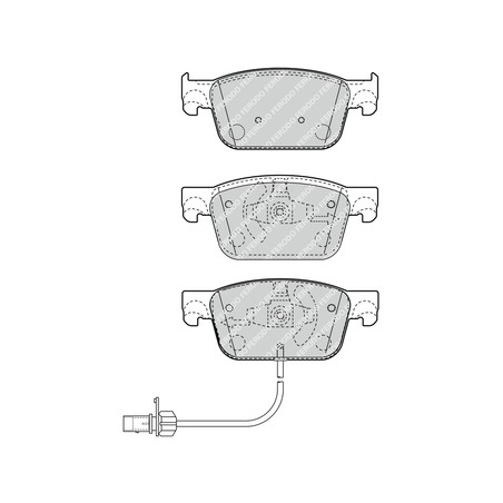 Kit pastiglie freno, Freno a disco AUDI A4 ALLROAD B9, A4 B9, A5 1.4-2.0H 05.15-
