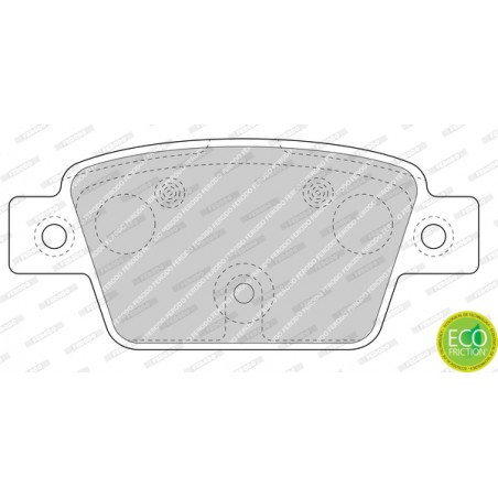 Kit pastiglie freno, Freno a disco FIAT BRAVO II, MULTIPLA, LANCIA DELTA III