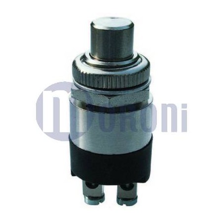 Pulsante avviamento cromato