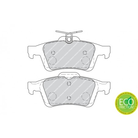 *Kit pastiglie freno VOLVO C30,C70 II,S40 II,V40,V50,FORD C-MAX,C-MAX II,FOCUS C-MAX, FOCUS II,III,IV,GRAND C-MAX,KUGA II