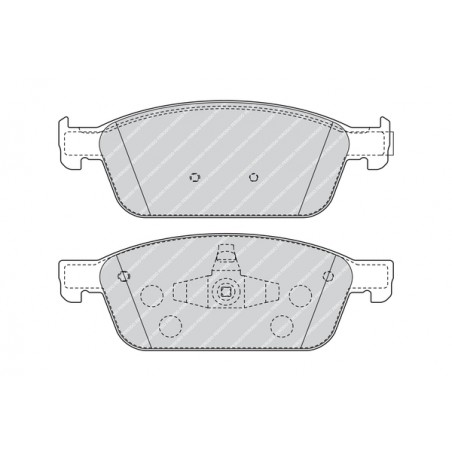 Kit pastiglie freno, Freno a disco FORD FOCUS III, KUGA II, TOURNEO CONNECT V408, TRANSIT CONNECT