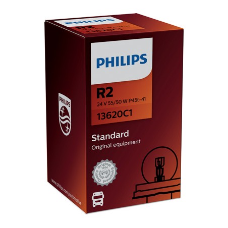 Lampadina, Faro di profondità R2 24V 55/50W P45T-41 Standard