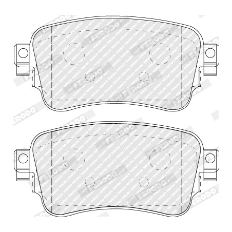 Kit pastiglie freno, CITROEN JUMPY, SPACETOURER, OPEL VIVARO C, ZAFIRA, PEUGEOT EXPERT, TRAVELLER, TOYOTA PROACE, PROACE VERSO*