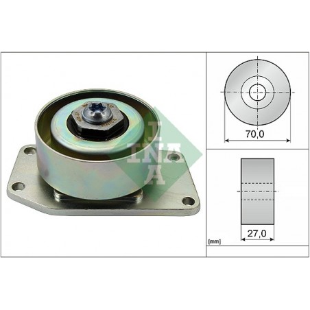 Rullo tenditore, Cinghia Poly-V CITROEN BERLINGO, XSARA, XSARA PICASSO, PEUGEOT 206, 206+, PARTNER 1.1-2.0 06.96-*