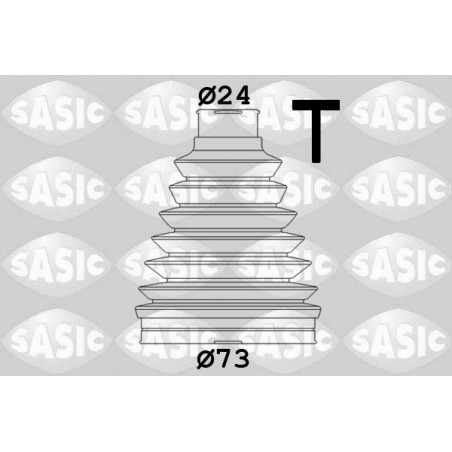 Kit cuffia, Semiasse DACIA LOGAN II, LOGAN MCV II, SANDERO II, RENAULT CLIO IV, SANDERO/STEPWAY II 0.9-1.6 10.12-*