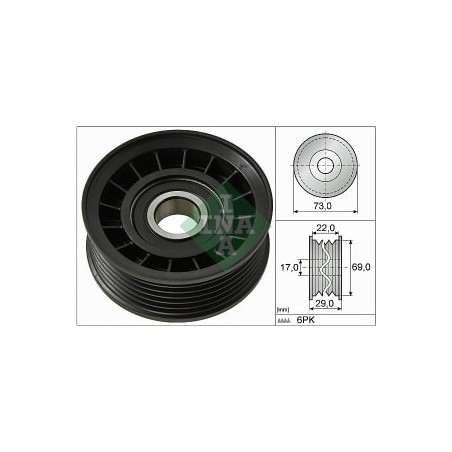 Galoppino, Cinghia Poly-V VOLVO C30,S40 II,V50,FORD B-MAX,C-MAX I,II,ECOSPORT,FIESTA VI,VII,FOCUS II,III,IV,GRAND C-MAX,KA+ III*