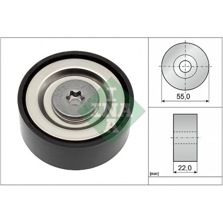 Galoppino Poly-V MINI (R56,R57,R58,R59),CLUBMAN (R55),CLUBVAN (R55),CONTRYMAN (R60),PACEMAN (R61),TOYOTA AURIS,AVENSIS,RAV IV*