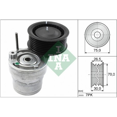 Braccio tenditore Poly-V DACIA DUSTER,LOGAN II,SANDERO II,RENAULT CLIO V,TWINGO III,SMART FORFOUR,FORTWO 0.9/1.0/1.0LPG 07.14-