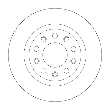 Disco freno Post. ALFA ROMEO 159, GIULIETTA 1.4-2.0D 09.05-12.20
