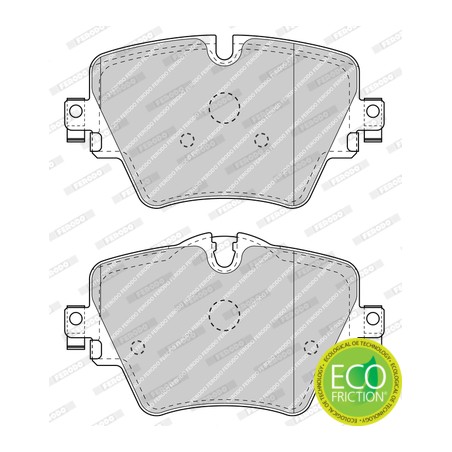 Kit pastiglie freno BMW 1 (F40), 2 (F23,F45,F44,F46), 3 (G20,G80,G28,G21,G81), 4 (G22,G82,G23,G83), 5 (G30,F90) 1.5-2.0H 11.13-*