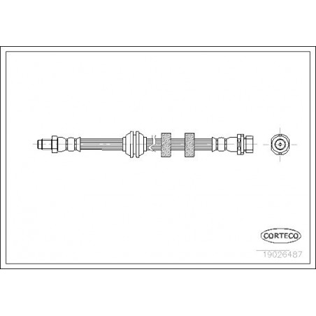 Flessibile del freno FORD FOCUS I 1.4-2.0 10.98-03.05