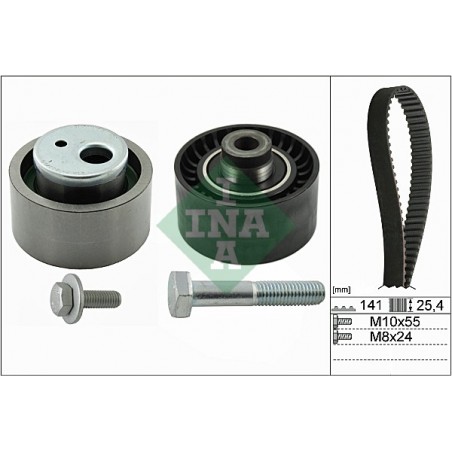 Kit distrib. CITROEN BERLINGO,C4 I,C5 I,EVASION,JUMPY,XSARA,XSARA PICASSO,FIAT SCUDO,ULYSSE,LANCIA ZETA,PEUGEOT 206,306,307