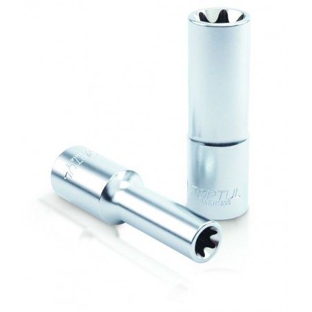 Prese e accessori E-TORX 1/2", E14, socket type: long, length 77mm