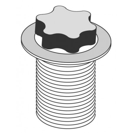 Prese e accessori E-TORX 1/2", E10, socket type: long, length 77mm