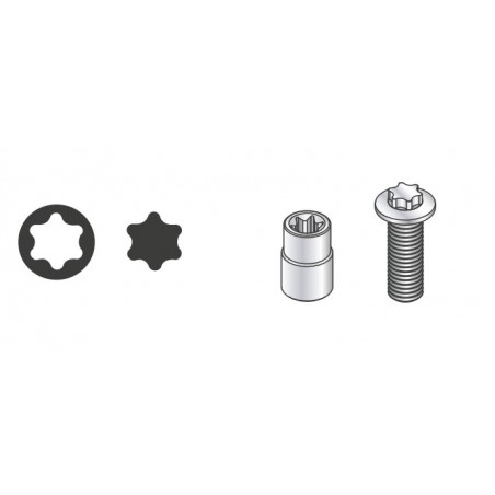 Prese e accessori E-TORX 1/2", E10, socket type: long, length 77mm