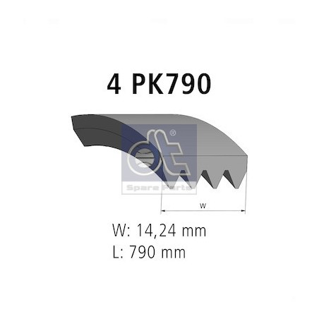 4PK790- Cinghia Poly-V