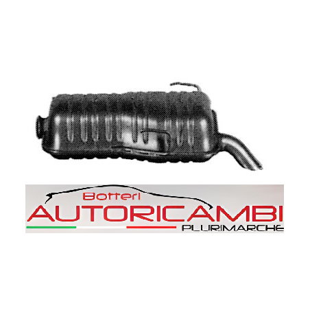 Marmitta posteriore Peugeot 106