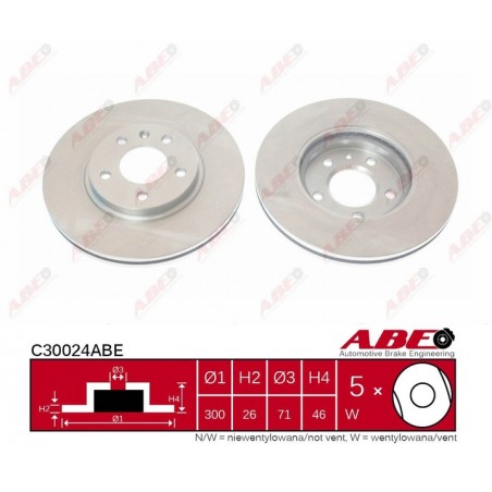 Disco freno CHEVROLET CRUZE, ORLANDO, VOLT, OPEL AMPERA, ASTRA J,J GTC, INSIGNIA B, ZAFIRA C 1.3D-2.0D 05.09-*
