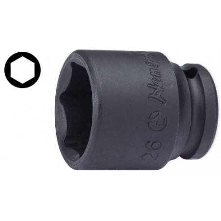 Prese 1/2”, metric size: 18mm, short, length 38mm