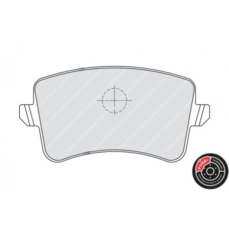 Kit pastiglie freno AUDI A4 ALLROAD B8, A4 B8, A5, Q5 1.8-3.2 06.07-05.17*