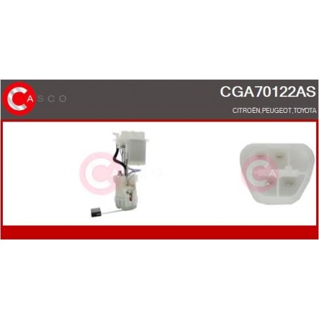 Imp. alimentazione carburante CITROEN C1, PEUGEOT 107, TOYOTA AYGO 1.0 06.05-