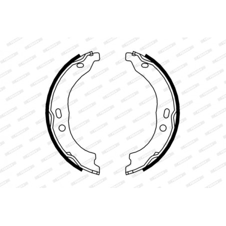 Kit ganasce, Freno stazionamento CITROEN JUMPER, FIAT DUCATO, PEUGEOT BOXER, EXPERT 2.0D-Electric 04.06-