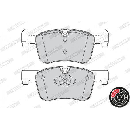 Kit pastiglie freno BMW 1 (F20,F21),2 (F22,F87,G42,G87),3 (F30,F80,F31,G20,G80,G28,G21,G81,F34),4 (F32,F82,F33)*