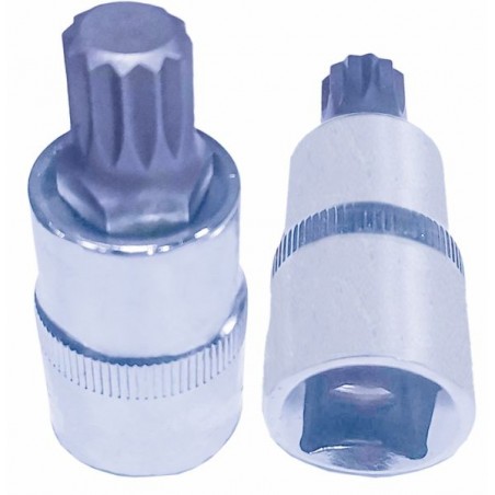 Chiave a bussola SPLINE / XZN 1/2", 1 pcs M12, length 55mm