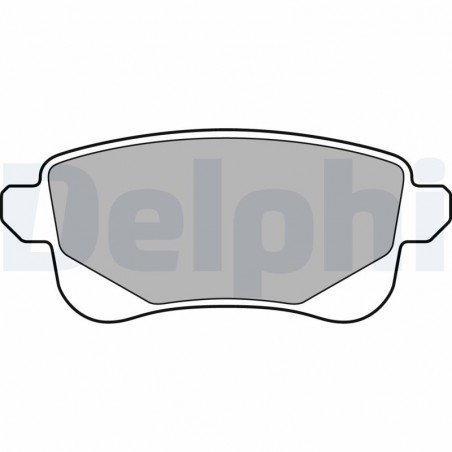 Kit pastiglie freno RENAULT GRAND SCENIC III, SCENIC III 1.2-2.0D 02.09-09.16*