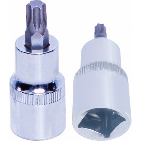 Chiave a bussola 1/2" (12,5 mm) TORX, 1 pcs, socket TORX/E-TORX size: T27, length 55mm