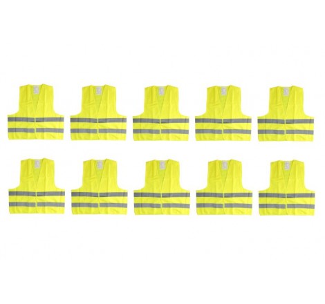 Giubbetto riflettente giallo