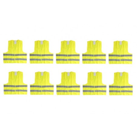 Giubbetto riflettente giallo